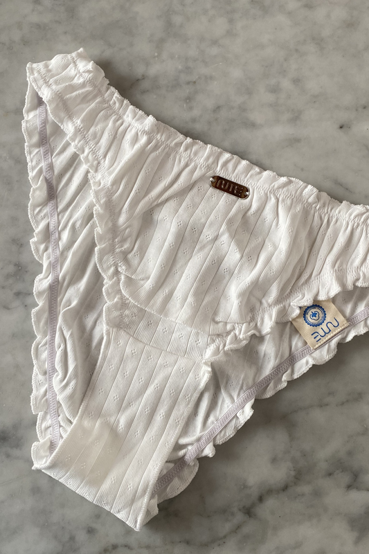 AJA - Ribbed Cotton Pointelle Brief