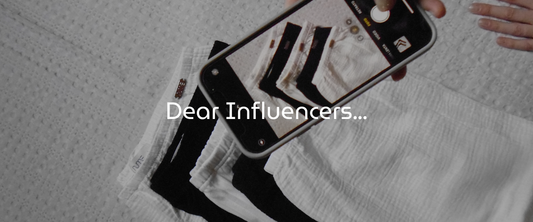 Dear Influencers...