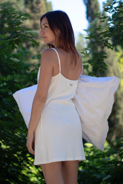 AJA - Ribbed Cotton Pointelle Nightie PRE-ORDER
