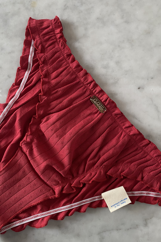 AJA - Ribbed Cotton Pointelle Brief