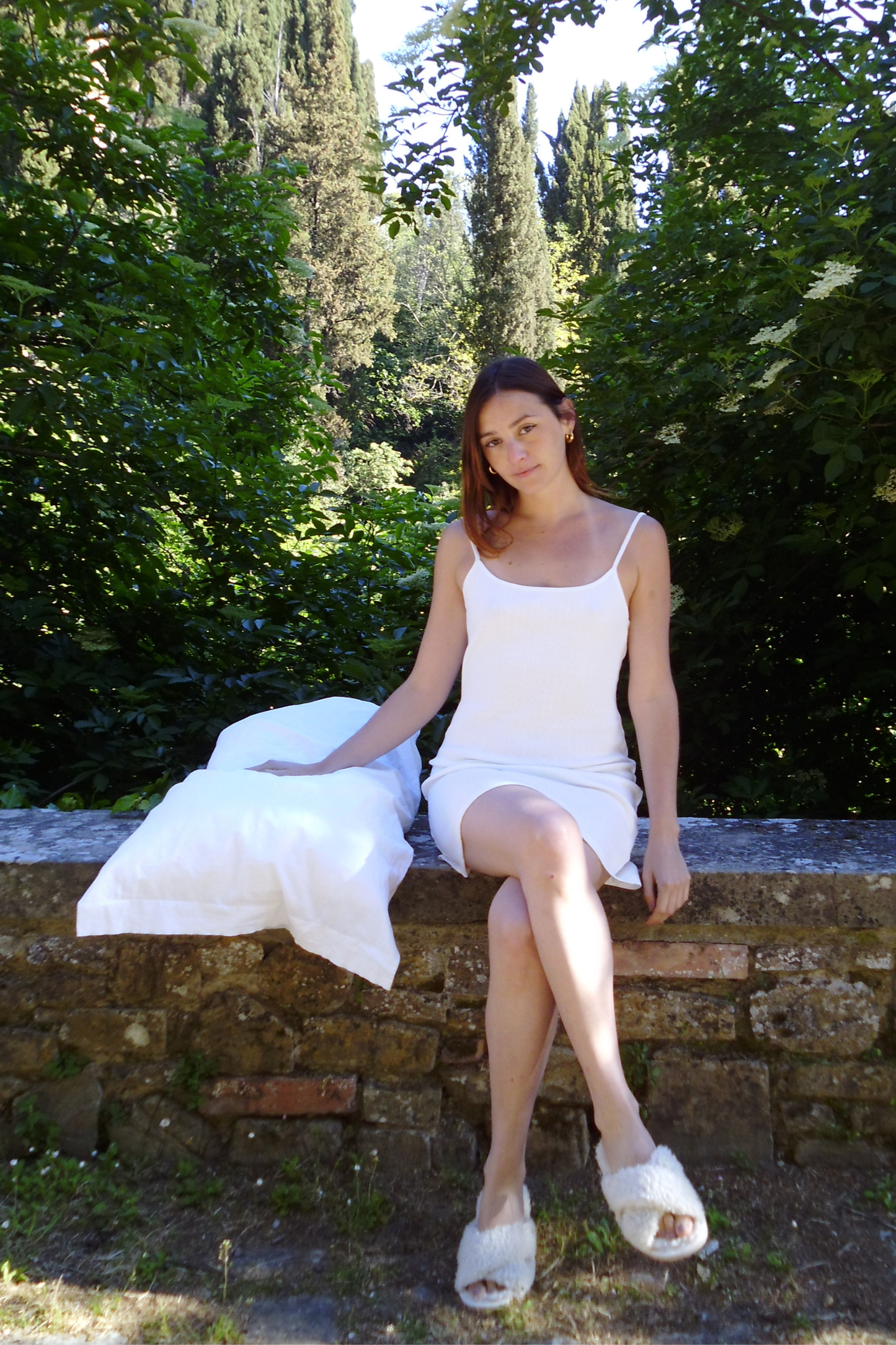 AJA - Ribbed Cotton Pointelle Nightie PRE-ORDER