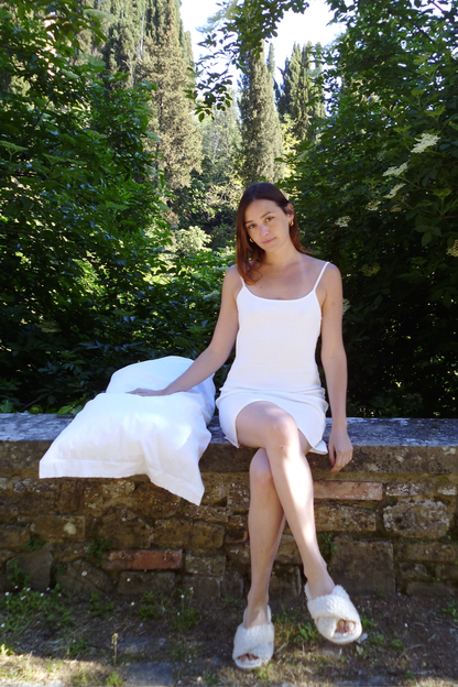 AJA - Ribbed Cotton Pointelle Nightie PRE-ORDER