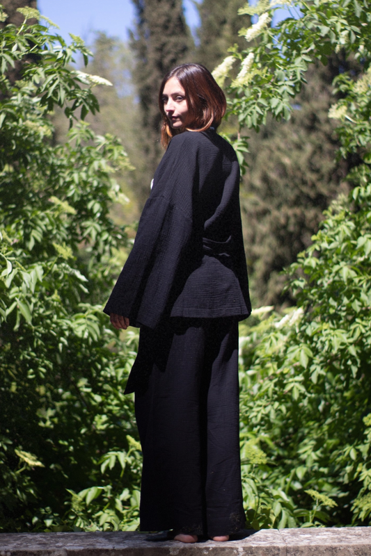 AURORA - Muslin Cotton Flare Pant