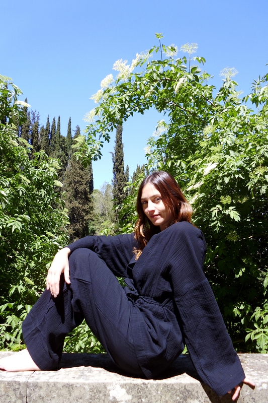 AURORA - Muslin Cotton Flare Pant