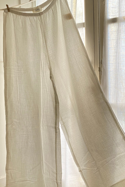 AURORA - Muslin Cotton Flare Pant