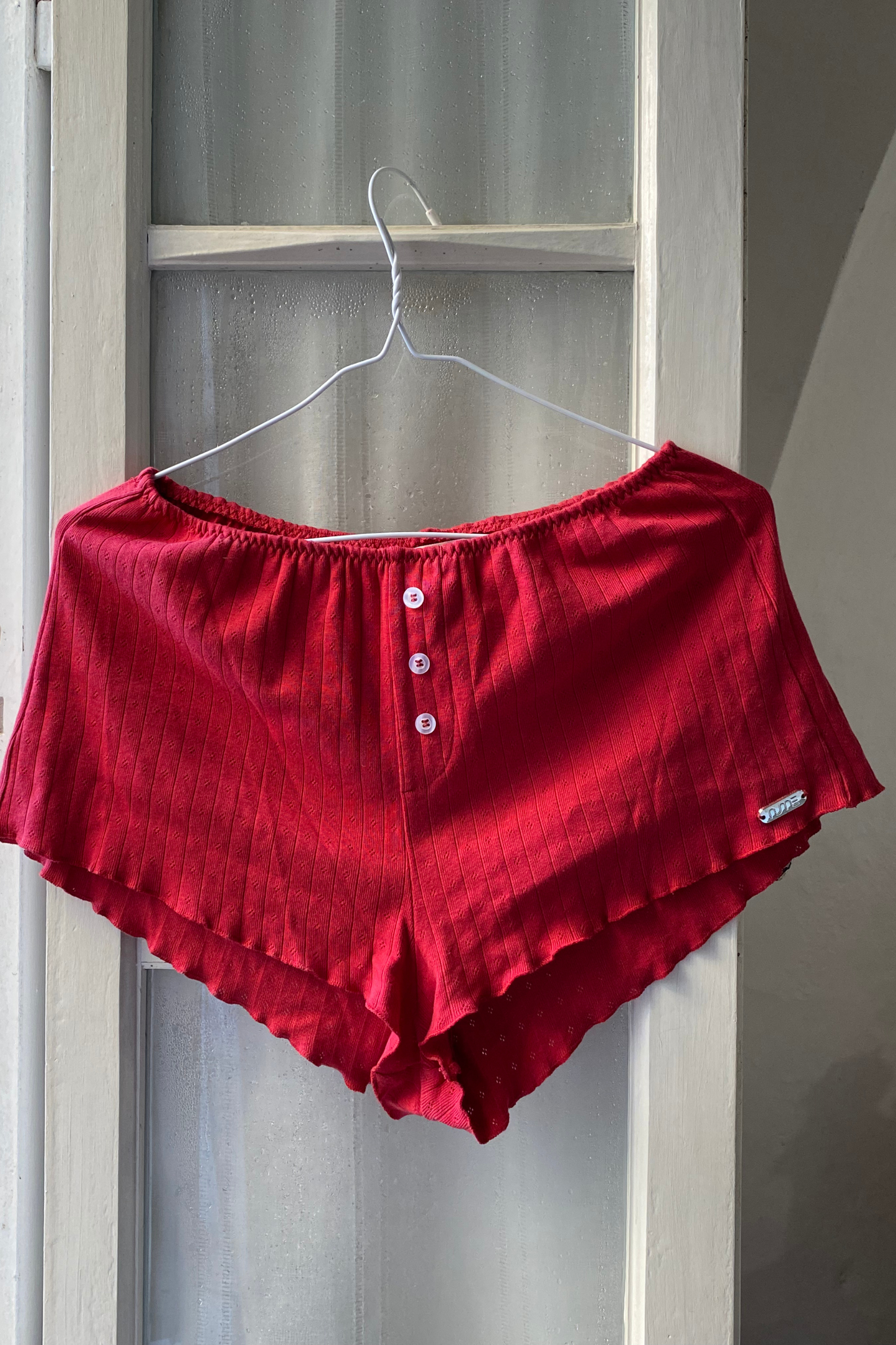 AJA - Ribbed Cotton Pointelle Boxer Short