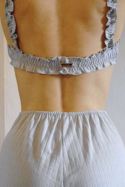 AJA - Ribbed Cotton Pointelle Bralette