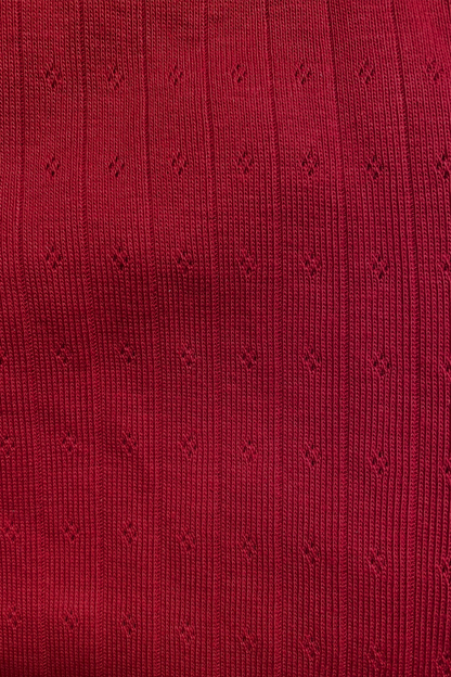 AJA - Ribbed Cotton Pointelle Pant