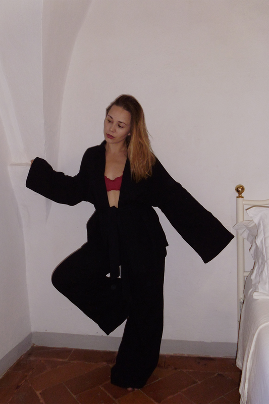 AURORA - Waffle Flare Pant